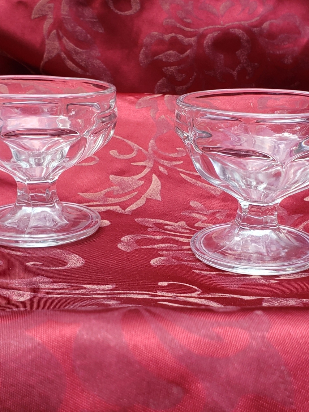 Vintage Libbey Footed Dessert cups - Set of 2